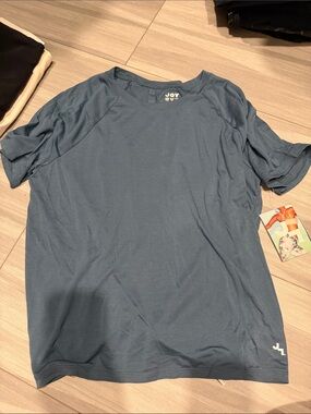 JoyLab Short-Sleeve Crew Tee in Slate Blue